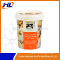IML food grade plastic container/wholesale ice cream containers